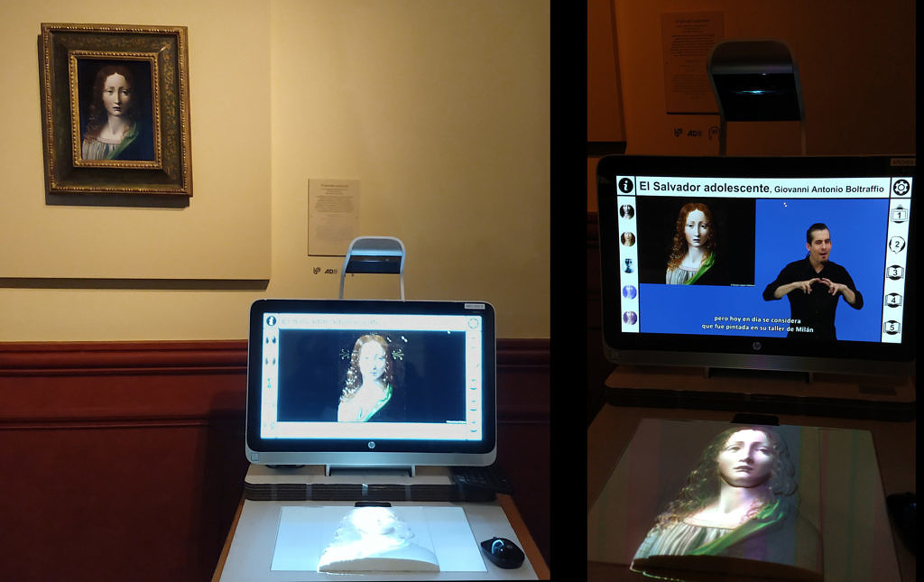 Multimedia Guide installed at Museo Lázaro Galdiano